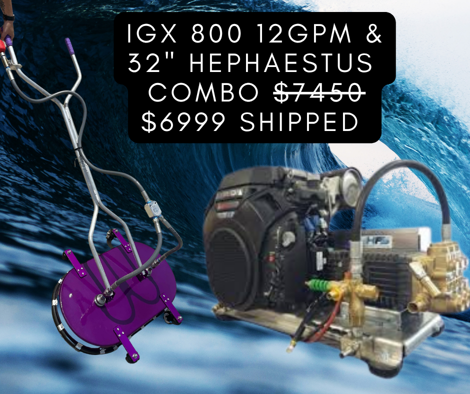 iGX800 12GPM and 32" Hephaestus Combo Special